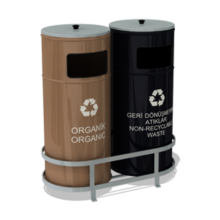 2 Lİ SIFIR ATIK GERİ DÖNÜŞÜM SETİ