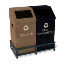 2 Lİ SIFIR ATIK GERİ DÖNÜŞÜM SETİ