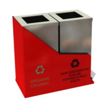 2 Lİ SIFIR ATIK GERİ DÖNÜŞÜM SETİ