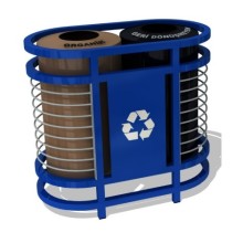 DIŞ MEKAN İÇİN 2 Lİ SIFIR ATIK GERİ DÖNÜŞÜM SETİ