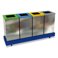 4 LÜ SIFIR ATIK GERİ DÖNÜŞÜM SETİ