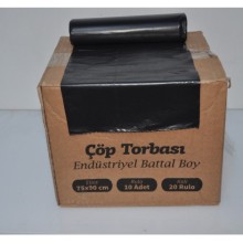 75*90  Endüstriyel Battal Boy  Çöp Torbası