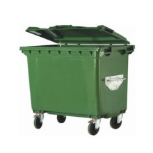 770 Litre Yeşil Plastik Çöp Konteyneri