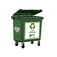 770 Lt Cam Sıfır Atık Depolama Konteyneri