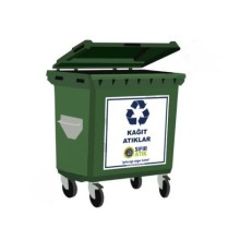 660 Lt Kağıt Sıfır Atık Depolama Konteyneri