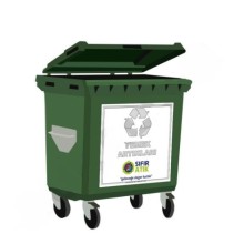 770 Litre Yemek Atıkları Depolama Konteyneri