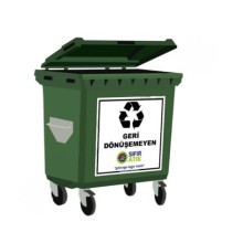 770 Litre Geri Dönüşmeyen Atık Depolama Konteyneri Ankara