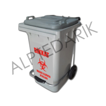 770 Litre Organik Atık Kahverengi Çöp Konteyneri Muğla