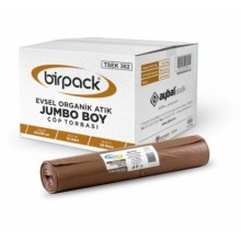 SIFIR ATIK ÇÖP TORBASI ORGANİK ATIK JUMBO BOY ÇÖP POŞETİ 80 X 110 20 RULO